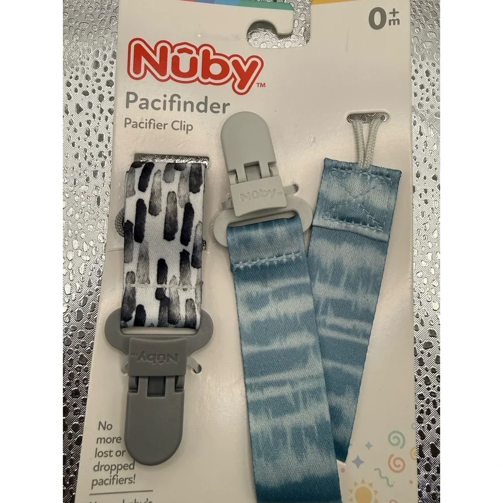 Nuby Pacifier Clip- Paci Finder, Age 0+m- Keep Baby's Pacifiers Sanitary